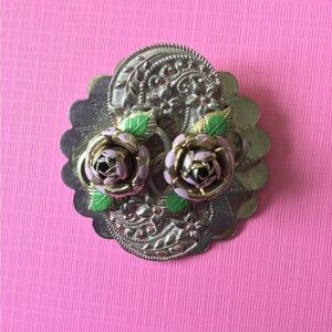 Large Handcrafted Brooch Pin